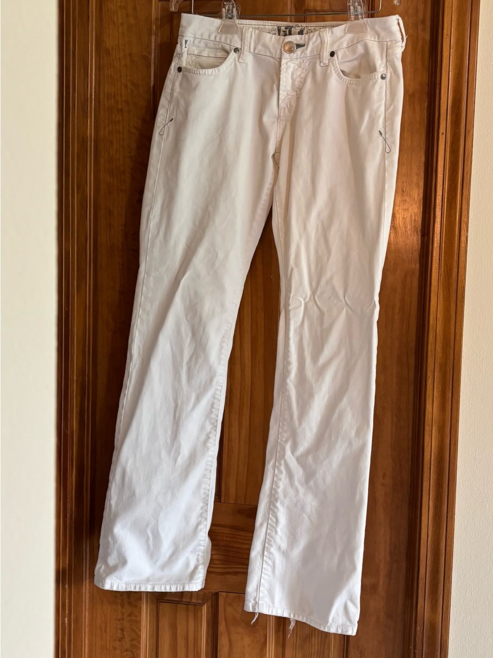 !It Vintage Los Angeles white Straight-Leg Jeans - Picture 2 of 16